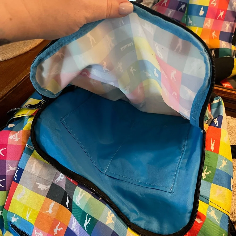 FORTNITE Classic Amplify‎ Backpack Colorful with Pockets & Adjustable Straps